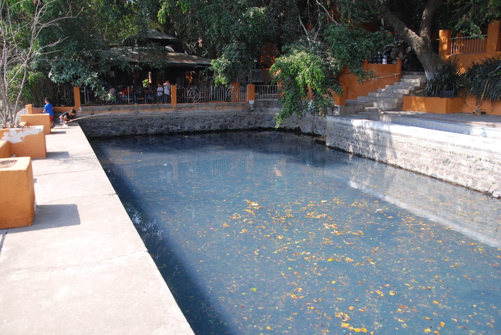 Piscine près du restaurant Soky